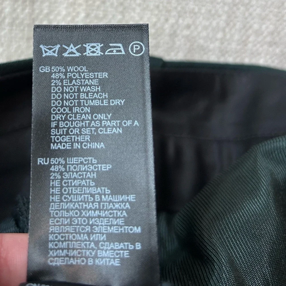 Reiss Ginnie-Slim Leg Turn Up Trouser, size US2 -  New With Tags! - Picture 13 of 13